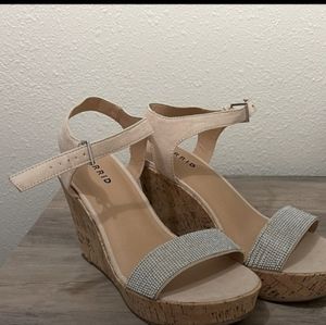 Torrid Size 9 Nude Wedges